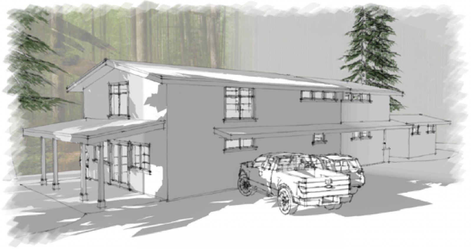 Rendering of the new Knick Knack Nook building